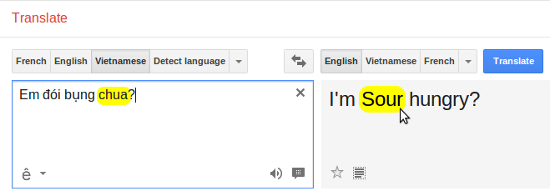 An unusual use for google translate: as a spellchecker - More ...